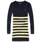 polo-ralph lauren pulls femmes 2019U nouveau round col longue alinea bleu marine